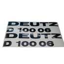 Deutz D 10006 Aufkleber Emblem Schriftzug Haubenaufkleber...