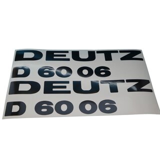 Deutz D 6006 Aufkleber Emblem Schriftzug Haubenaufkleber 330mm x