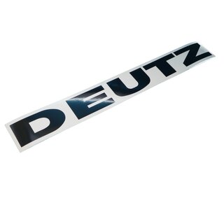 Deutz Kabine Schriftzug Aufkleber Sticker 335mm x 35mm Schwarz