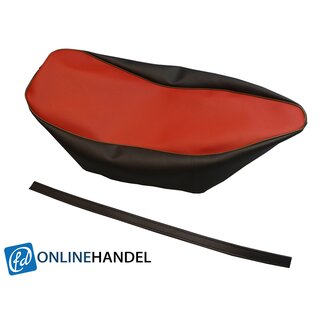 Zndapp Roller R50 RS 50 1.Serie Sitzbankbezug Rot-Schwarz